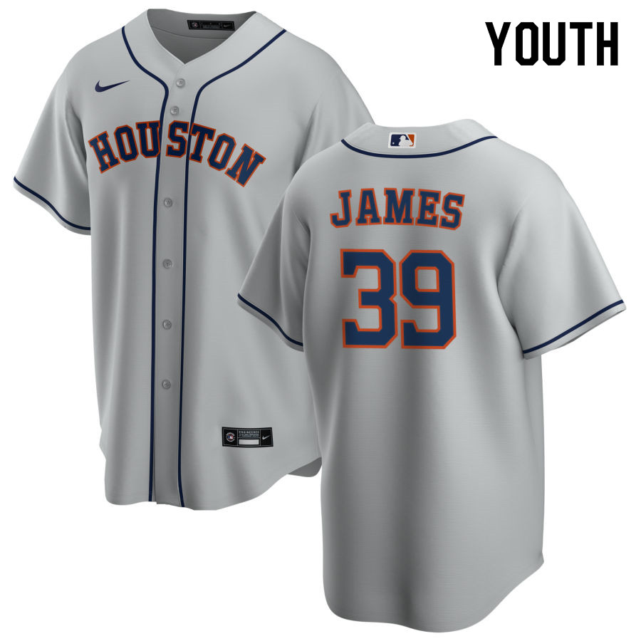 Nike Youth #39 Josh James Houston Astros Baseball Jerseys Sale-Gray